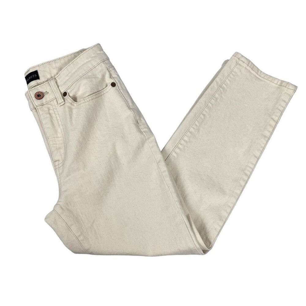 Talbots Modern Ankle Jean size 2P Cream